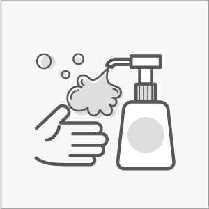 従業員の手洗い・殺菌消毒を徹底しています。